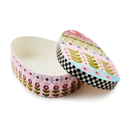Calico Small Lidded Egg Box