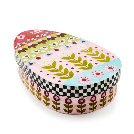 Calico Small Lidded Egg Box