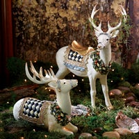 Winter White Stag - Resting