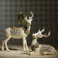 Winter White Stag - Standing