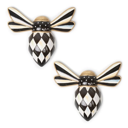 Courtly Check Bees Set of 2