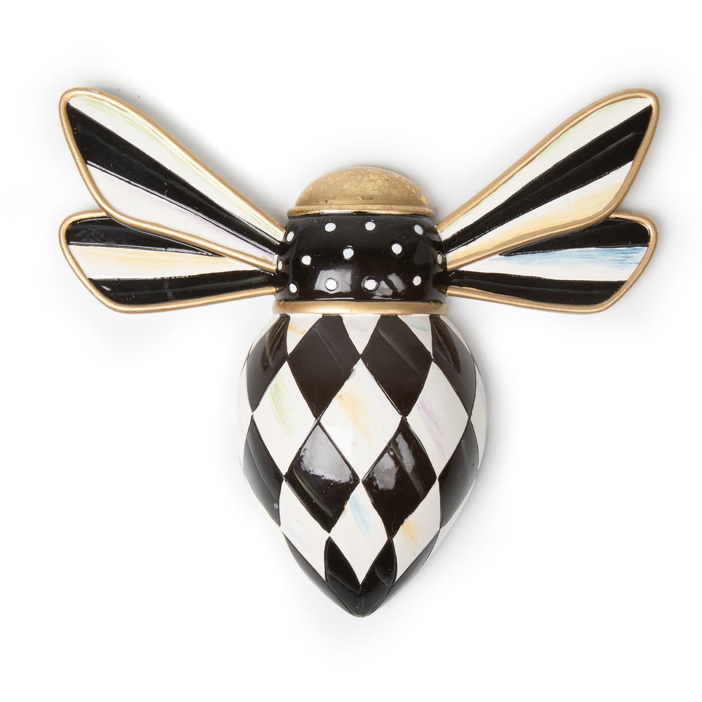 Courtly Check Bee Wall Decor mackenzie-childs Panama imagen 1