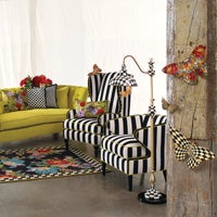 Courtly Check Butterfly Wall Decor
