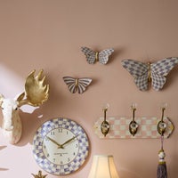 Violet Butterfly Wall Decor Duo