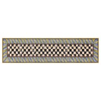 Courtly Check Purple & Green Washable Rug