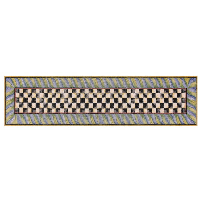Courtly Check Purple & Green Washable Rug image number 4