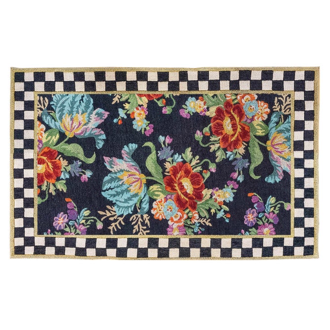 Flower Market Washable Rug image number 1