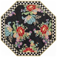 Flower Market Washable Rug