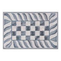 Sterling Check Washable Rug
