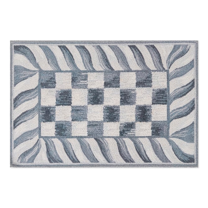 Sterling Check Washable Rug image number 1