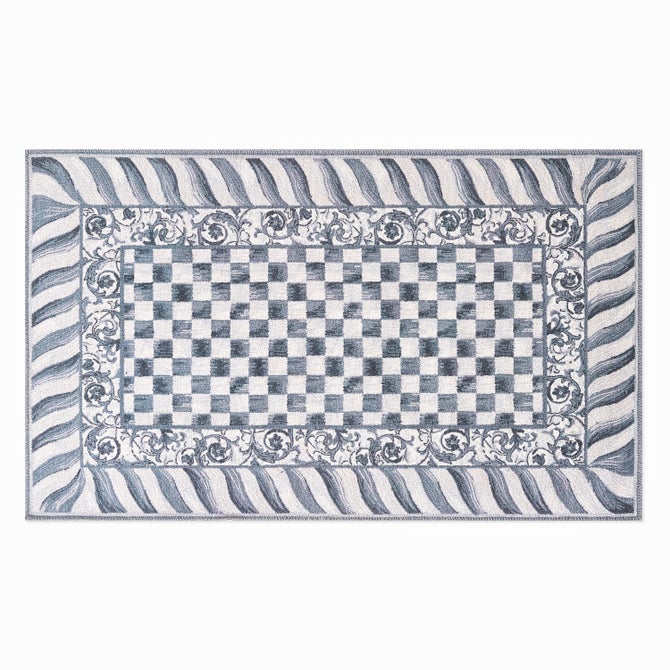 Sterling Check Washable Rug image number 2