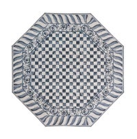 Sterling Check 6' Octagon Washable Rug