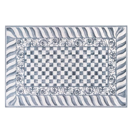 Sterling Check 5' x 7'6" Washable Rug