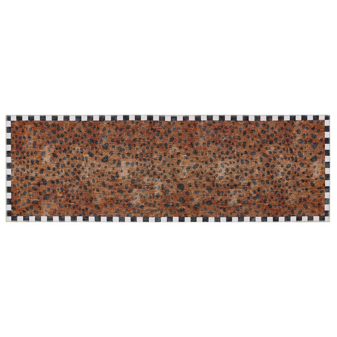 Cheetah 2'6" x 8' Washable Runner image number 0
