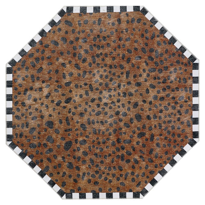 Cheetah Washable Rug image number 4