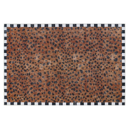 Cheetah 5' x 7'6" Washable Rug