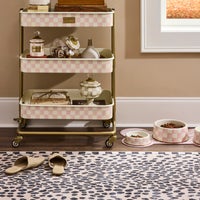 Snow Leopard Washable Rug