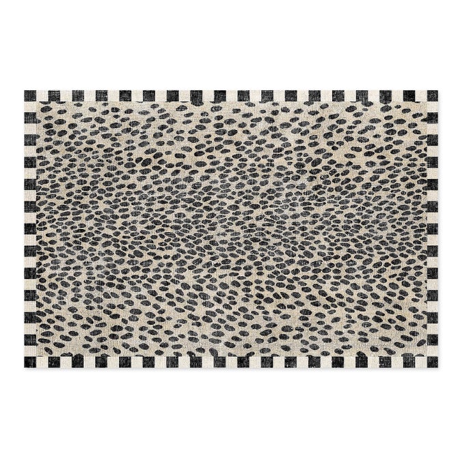 Snow Leopard Washable Rug image number 1