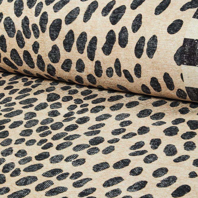 Snow Leopard 6' Octagon Washable Rug image number 1