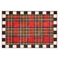 Royal Stewart Tartan Red 2' x 3' Washable Rug