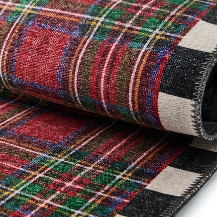 Royal Stewart Tartan Red 2'6" x 10' Washable Runner
