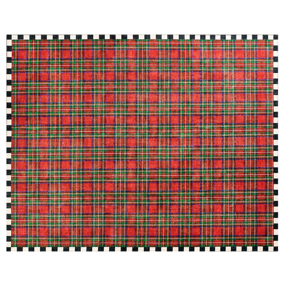 Royal Stewart Tartan Red 8' x 10' Washable Rug mackenzie-childs Panama imagen 1 Royal Stewart Tartan Red 8' x 10' Washable Rug mackenzie-childs Panama imagen 1