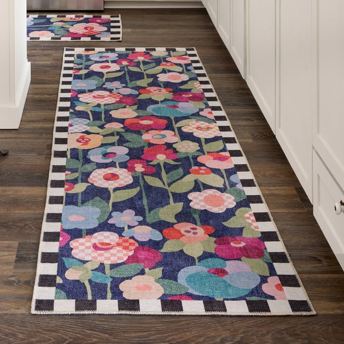 Posie Field 2'6" x 8' Washable Runner image number 1