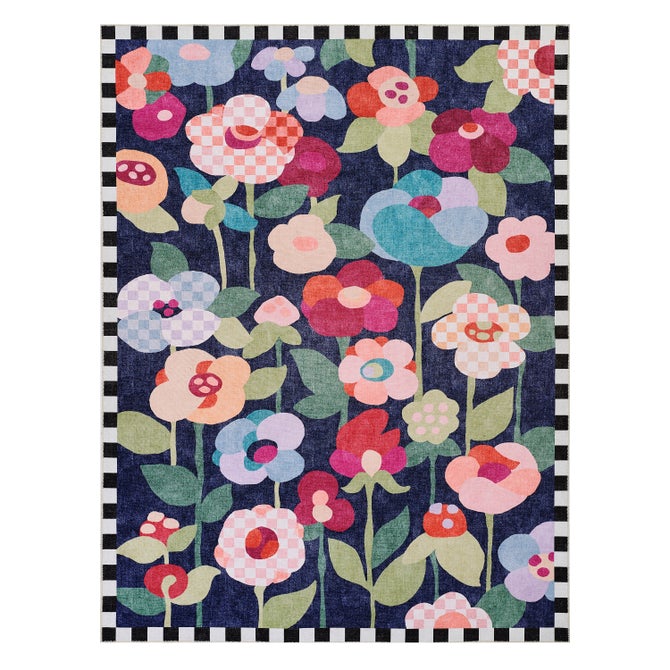 Posie Field 8' x 10' Washable Rug image number 0