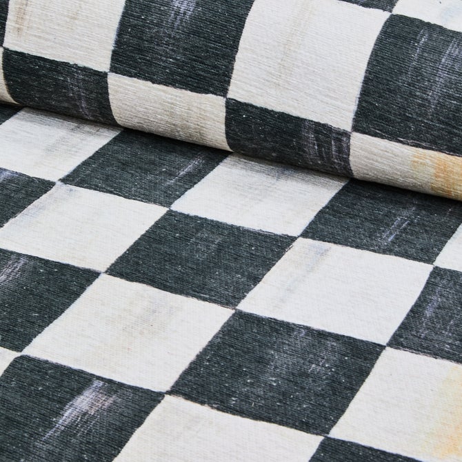 Courtly Checkered Washable Rug image number 7