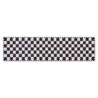 Courtly Checkered Washable Rug
