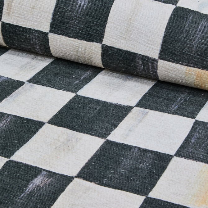Courtly Checkered Washable Rug image number 10