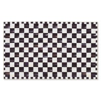 Courtly Checkered Washable Rug