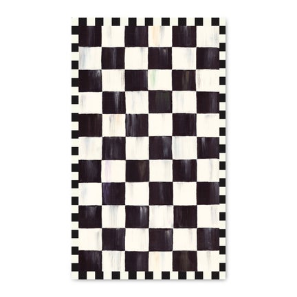 Courtly Checkered 5' x 7'6" Washable Rug