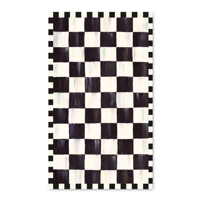 Courtly Checkered 5' x 7'6" Washable Rug image number 0