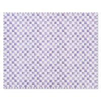 Violet Checkered 8' x 10' Washable Rug