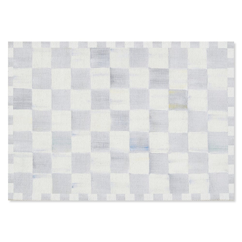 Sterling Checkered Washable Rug mackenzie-childs Panama imagen 1