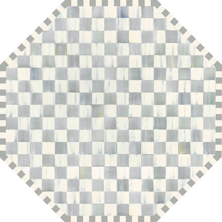 Sterling Checkered 6' Octagon Washable Rug