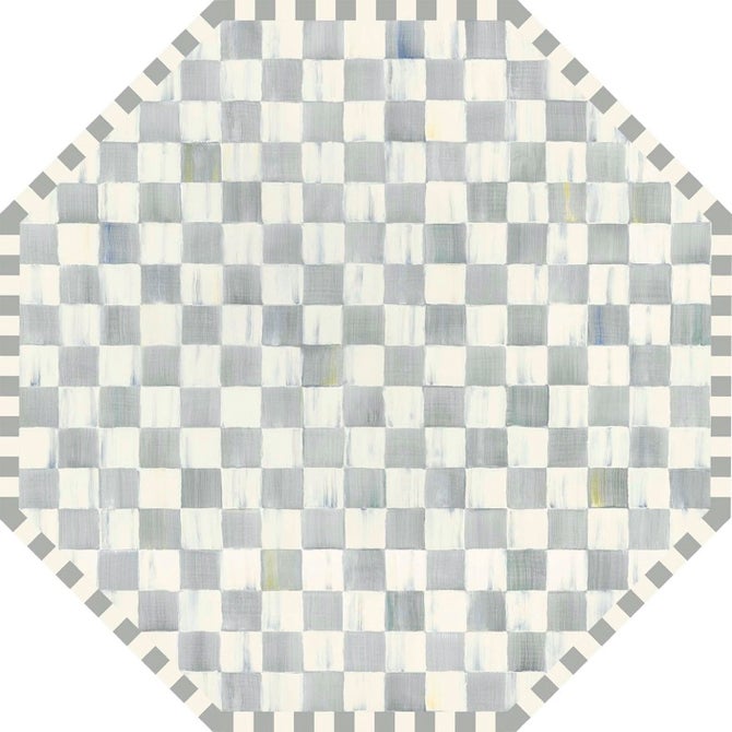 Sterling Checkered 6' Octagon Washable Rug image number 0
