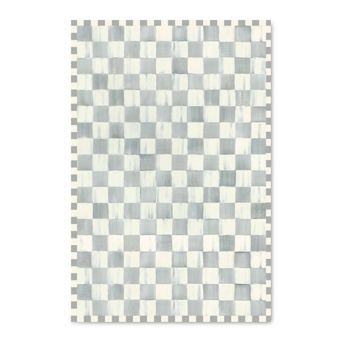 Sterling Checkered 5' x 7'6" Washable Rug image number 0