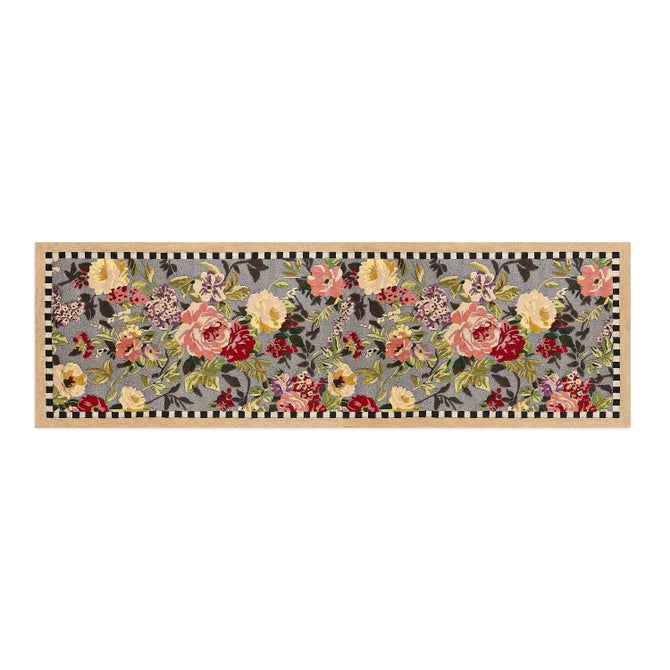 Tudor Rose 2'6" x 8' Washable Runner image number 0