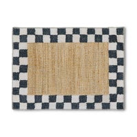 Naturals Check Washable Rug