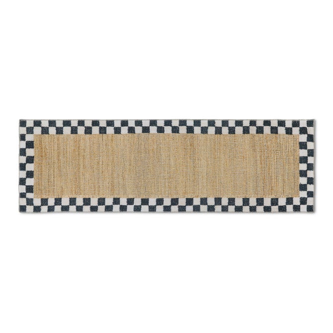 Naturals Check Washable Rug image number 1