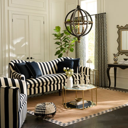 Naturals Check 8' x 10' Washable Rug