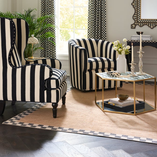 Naturals Check 8' x 10' Washable Rug image number 4