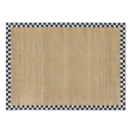 Naturals Check 8' x 10' Washable Rug