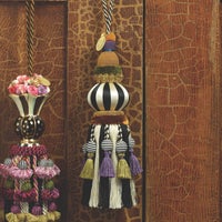 Black & White Bibelot Tassel