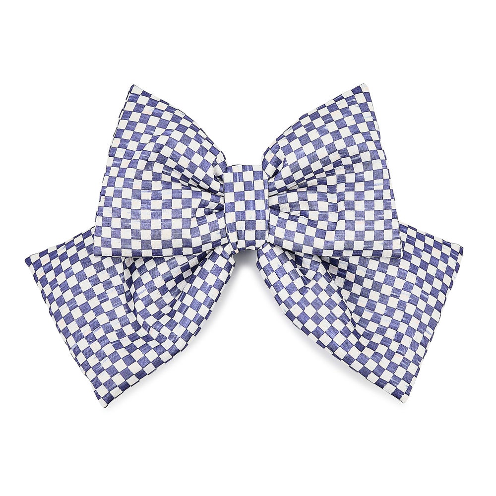 Violet Check Small Bow mackenzie-childs Panama imagen 1