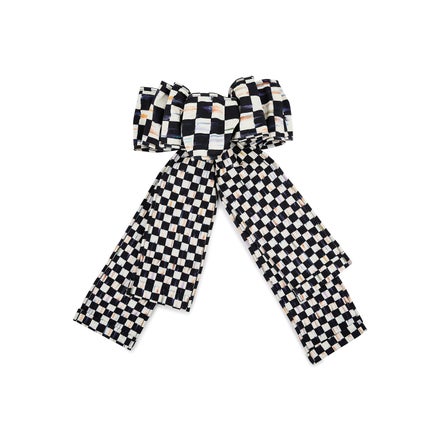 Courtly Check Elegant Bow