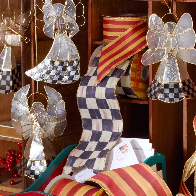 Courtly Check 4" Ribbon image number 5