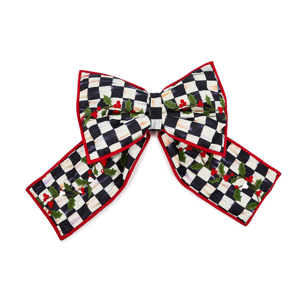 Courtly Check Holly Large Bow mackenzie-childs Panama imagen 1